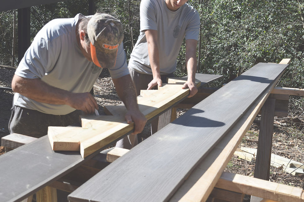 How to make stringer for steps