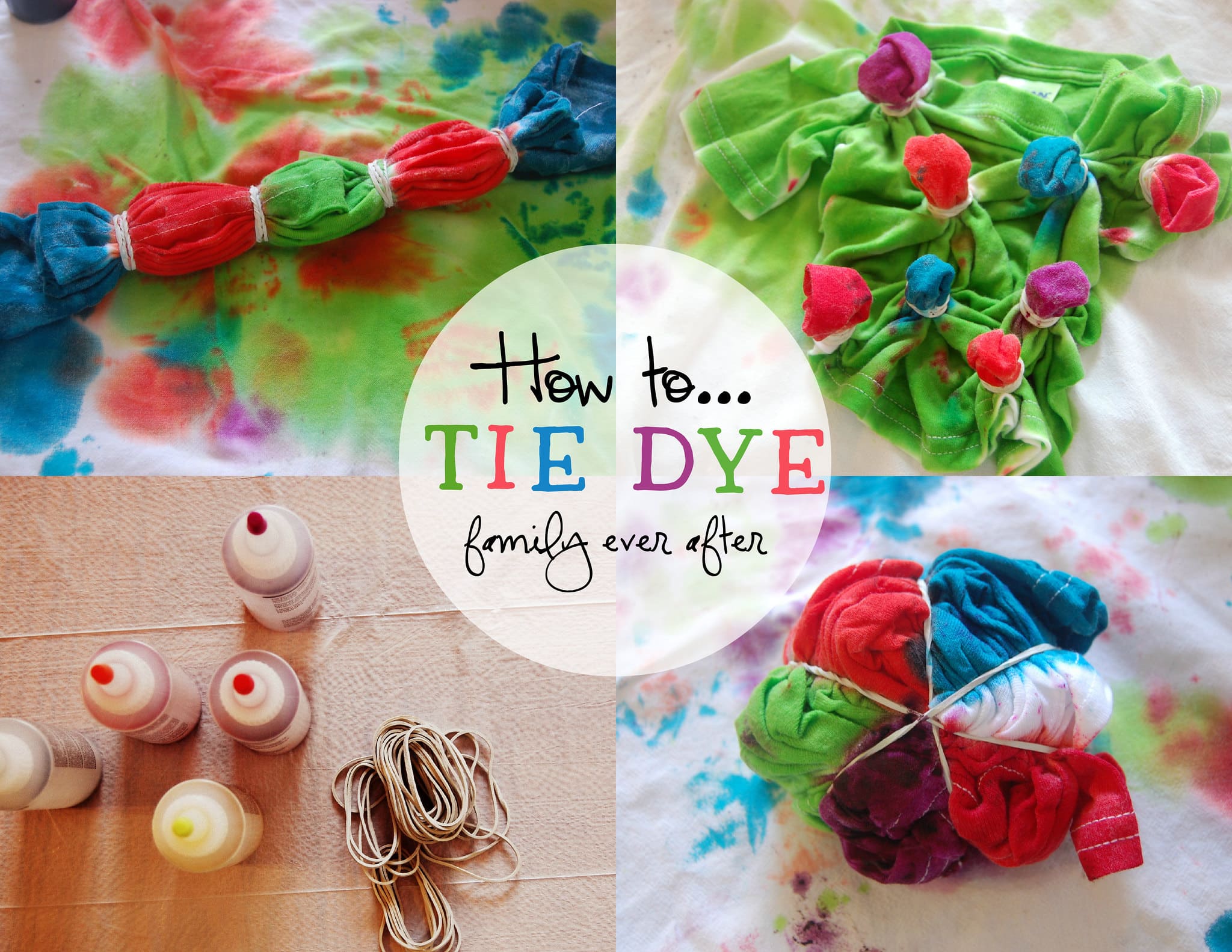 How to dye tie dye shirts