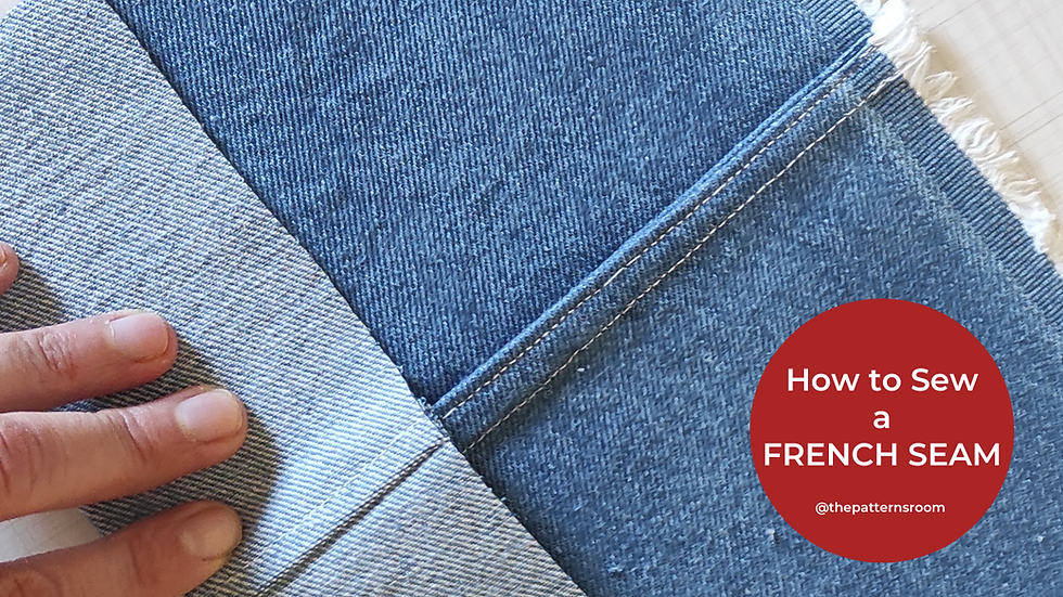 How to make a french seam