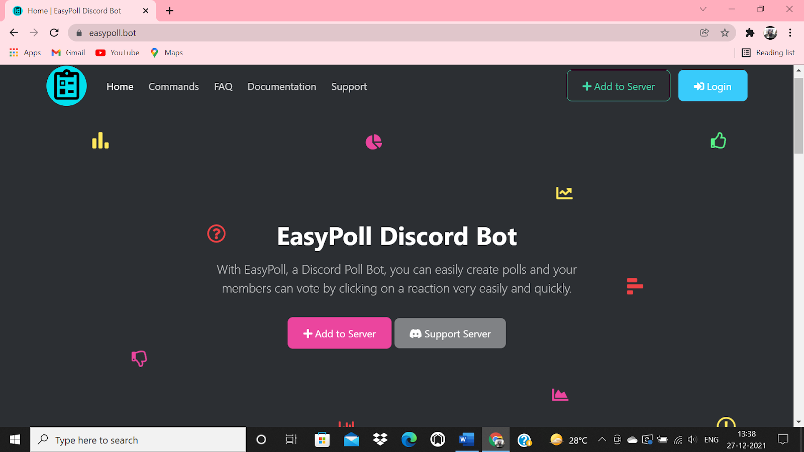 How to make a poll in discord