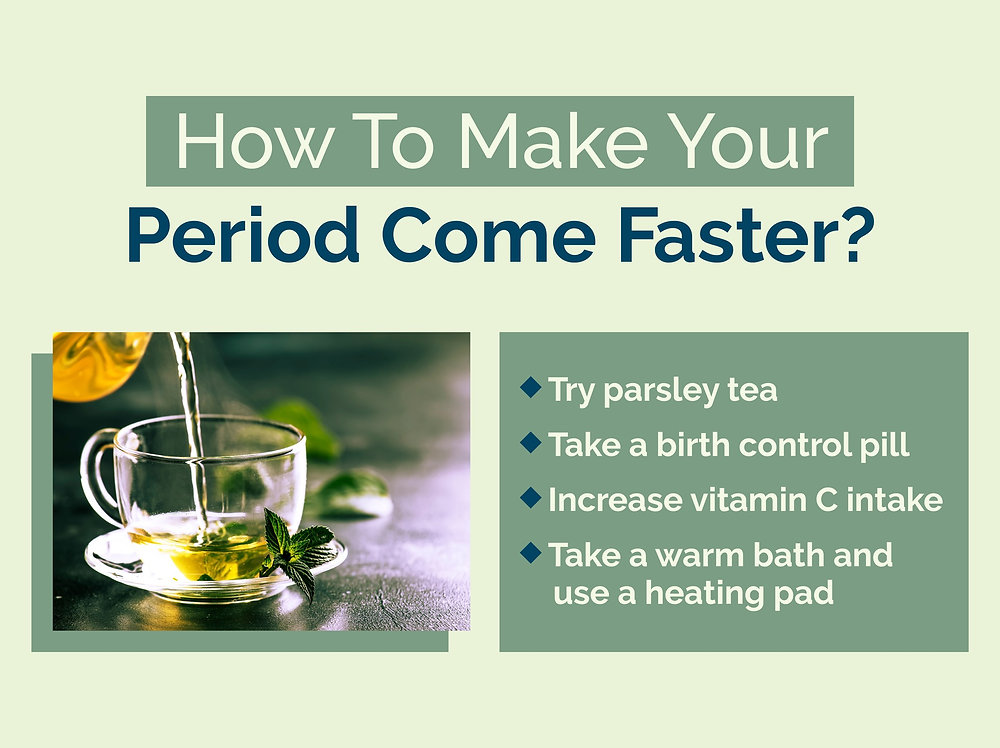 How to get your period in one hour