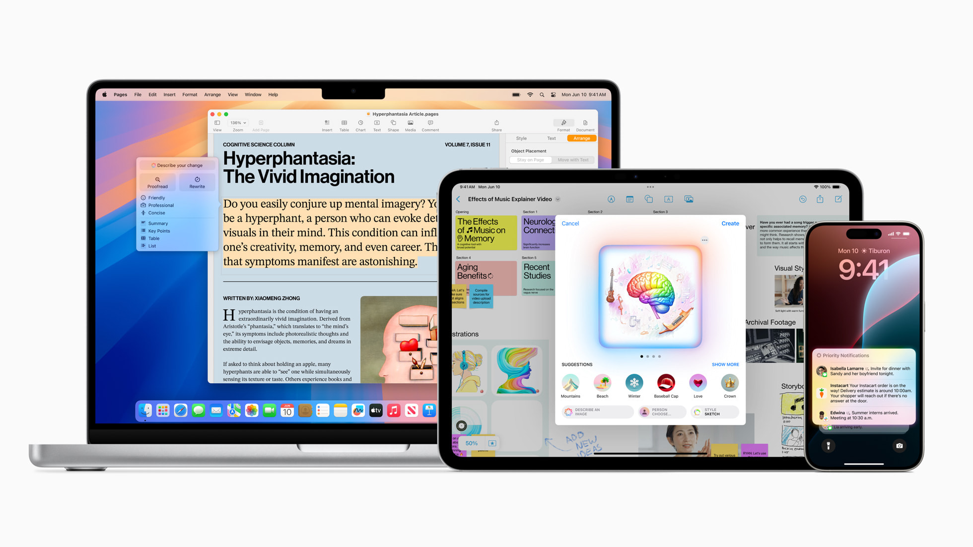 How to use apple intelligence