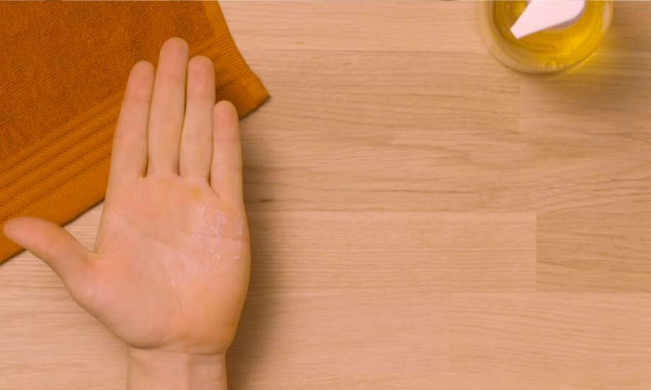 How to get blu tack stains off the wall