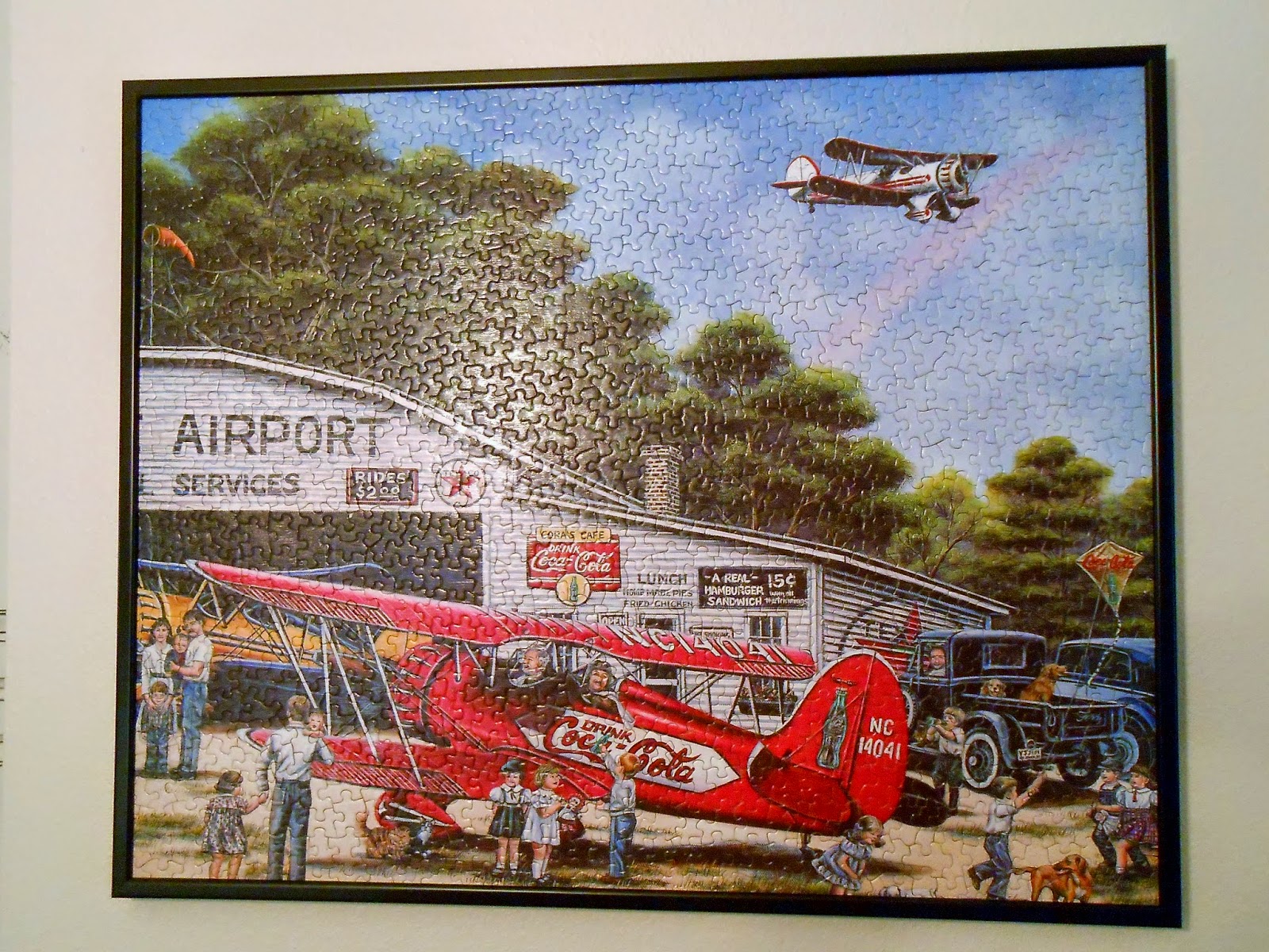 How to glue a puzzle for framing