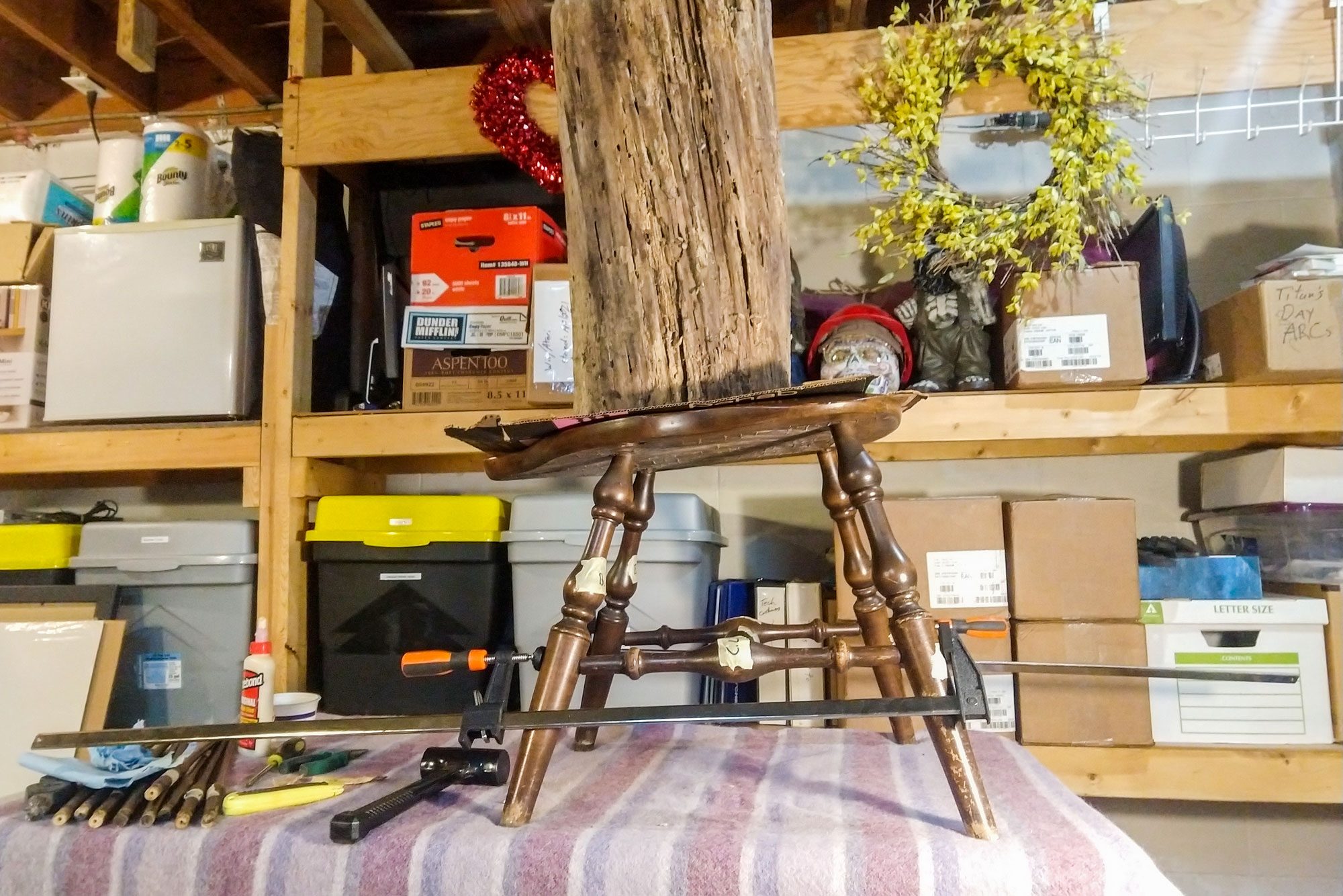 How to fix slipping in chair