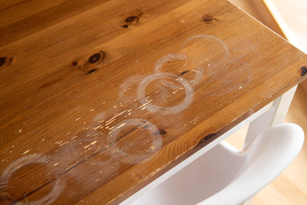 How to remove a water stain from wood