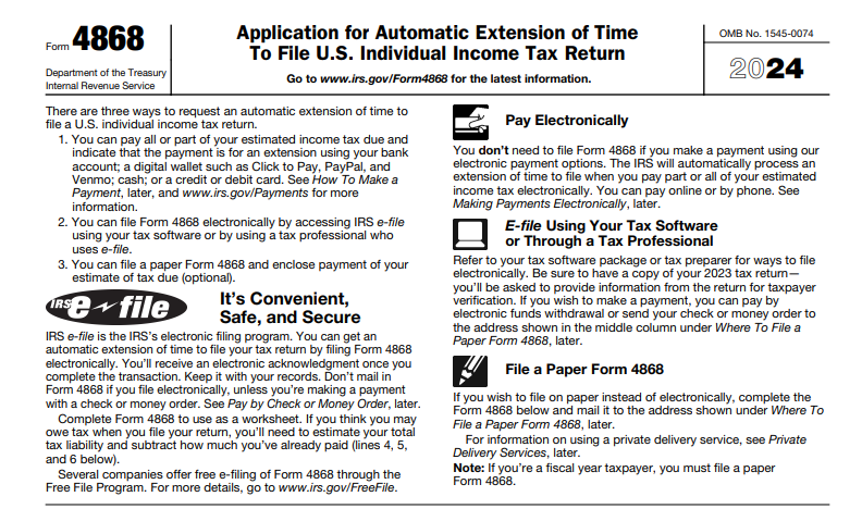 How to file for tax extension