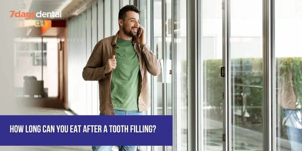 How long to wait to eat after a filling
