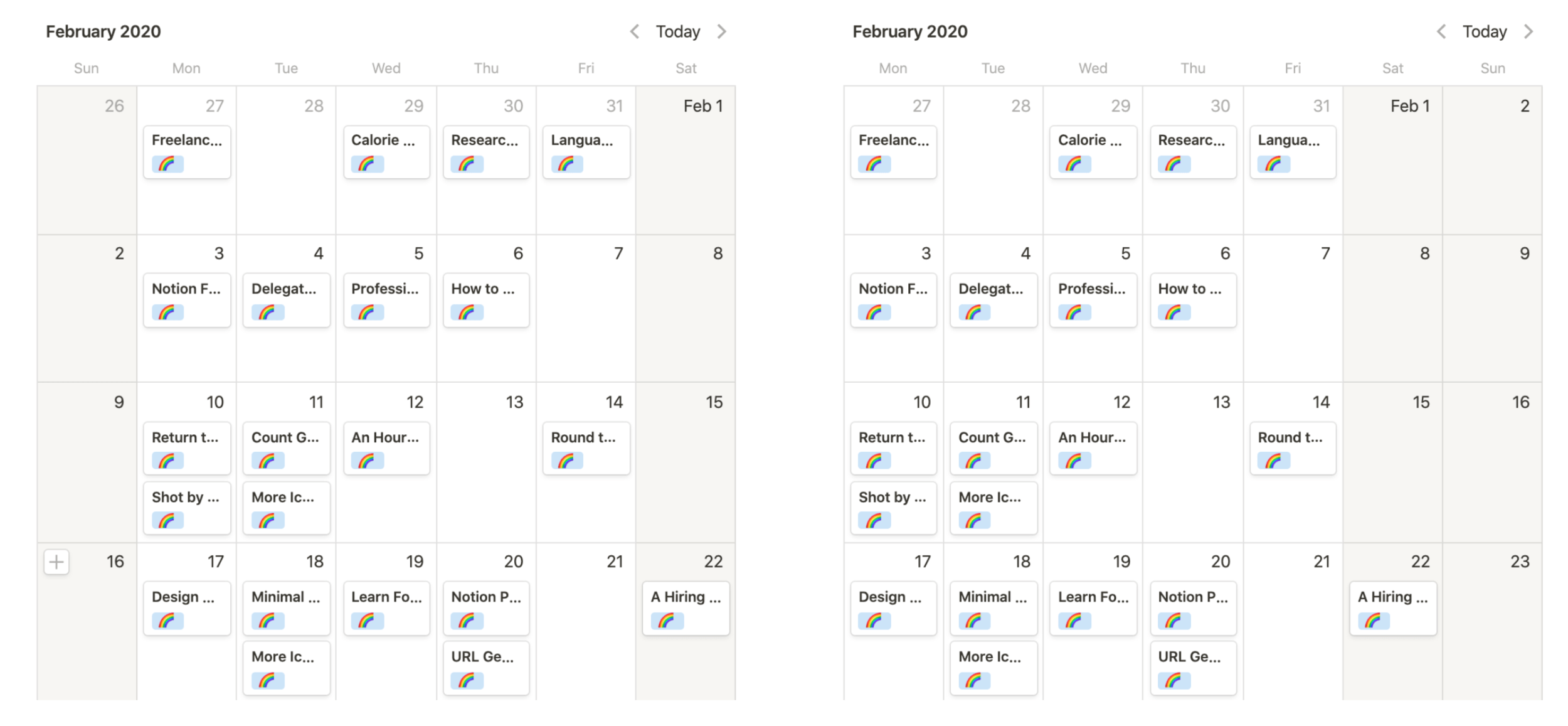 How to add more colors in notion calendar