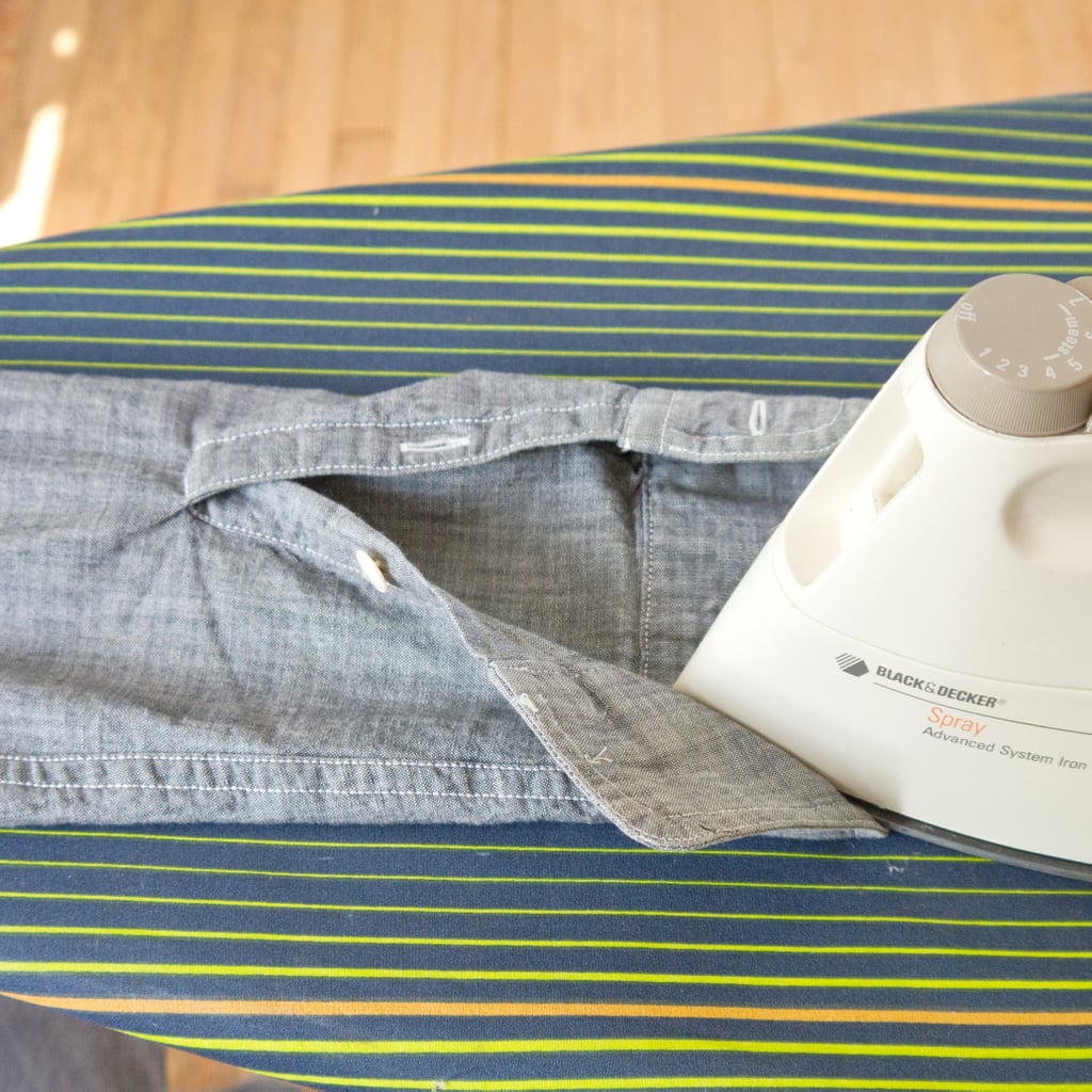 How to iron a button up shirt
