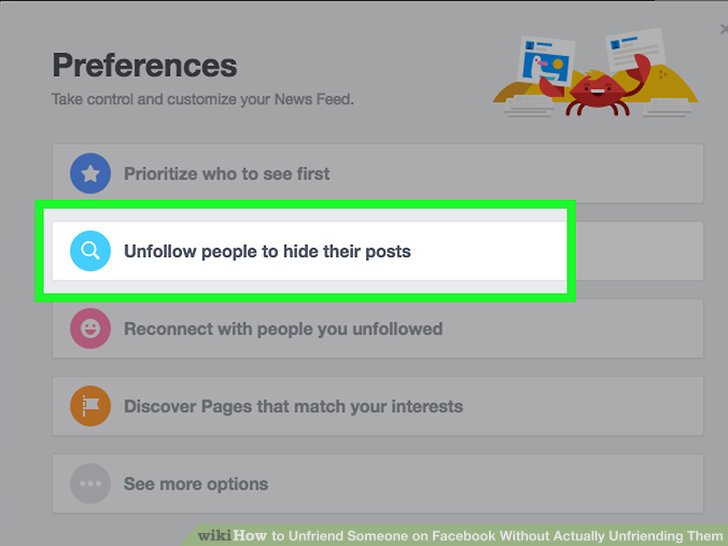How to unfriend someone on facebook