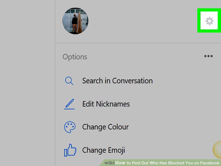 How to see blocked person on facebook