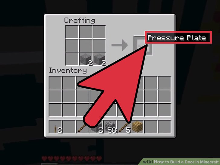 Minecraft how to build a door