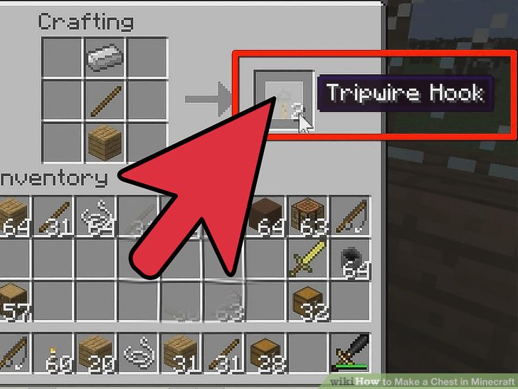 Minecraft how to build a chest