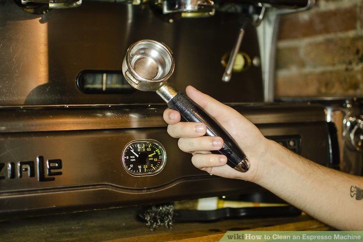 How to clean an espresso machine