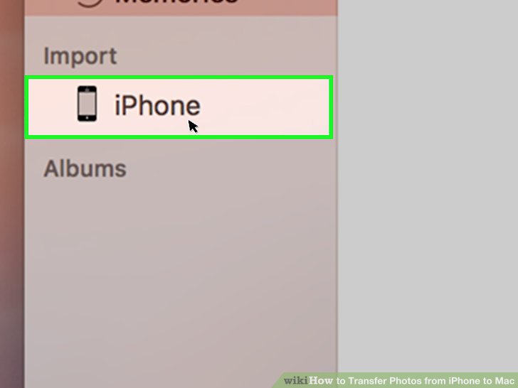 How to transfer photos from iphone to mac