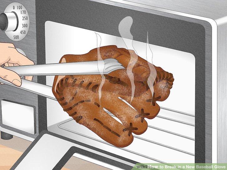 How to break in a new baseball glove