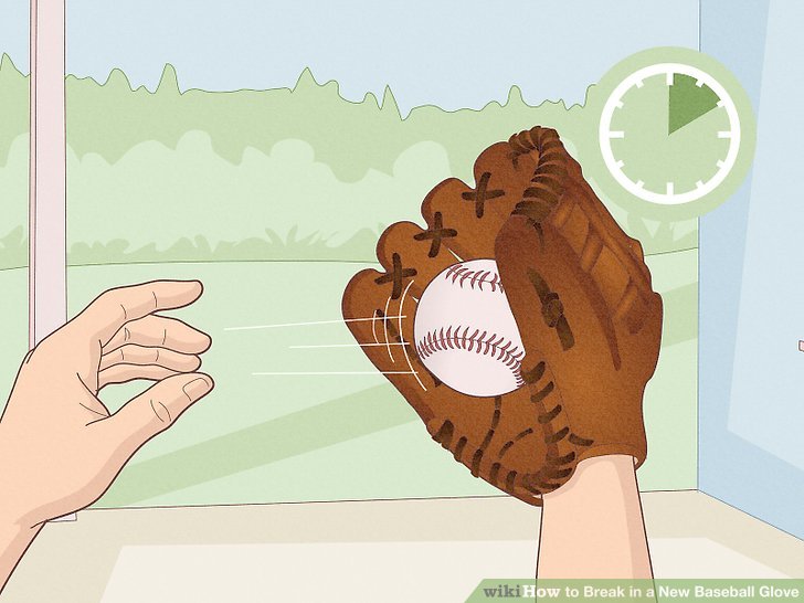How to break in a new baseball glove