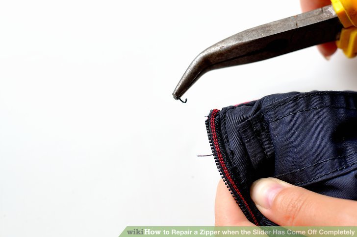 How to repair zipper