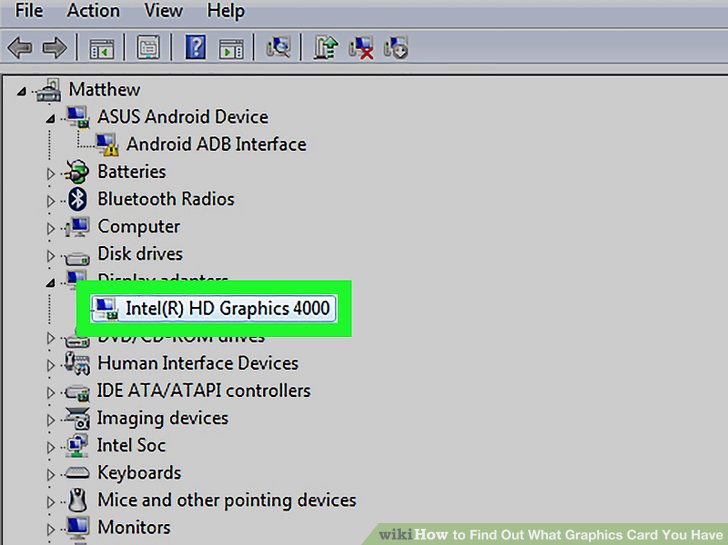 How to see what graphics card i have
