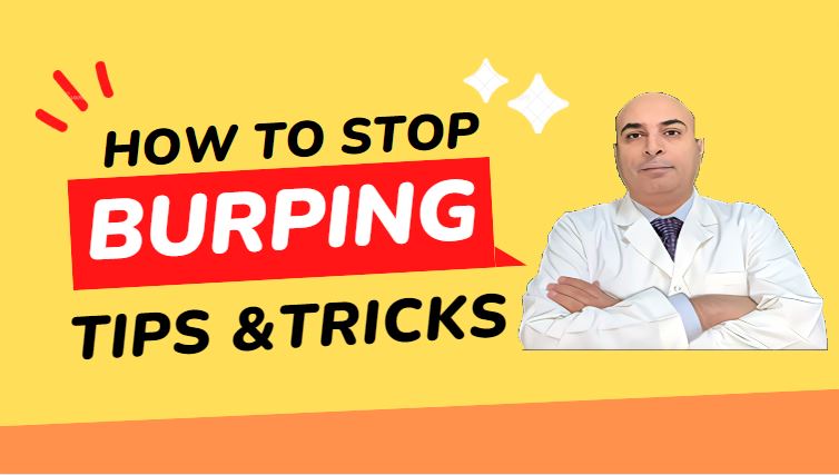 How to stop burping
