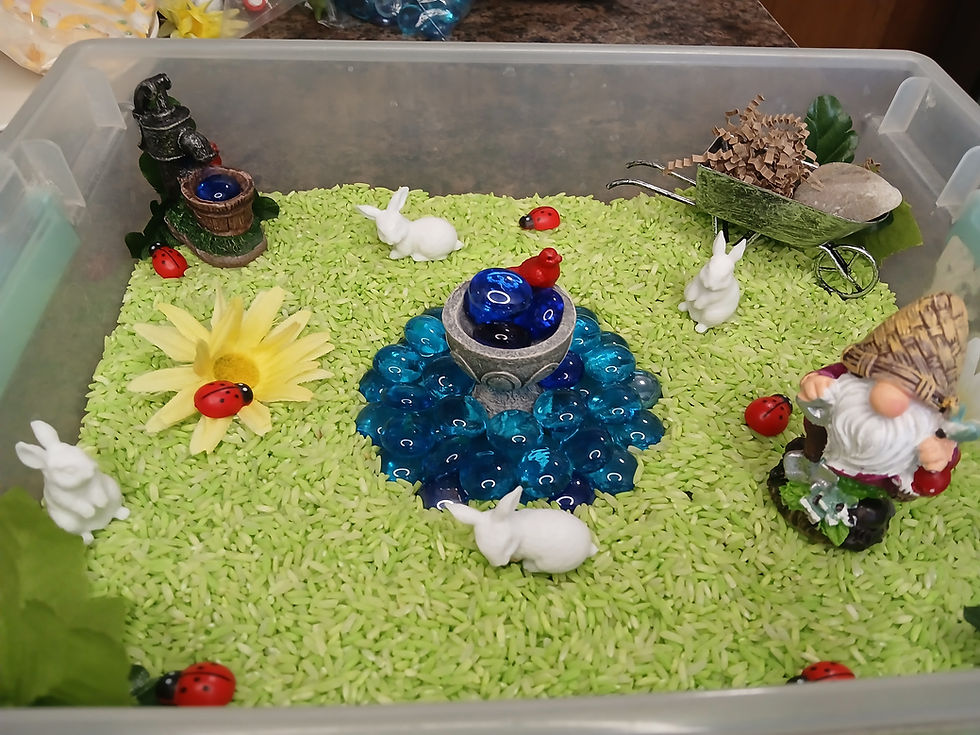 How to dye rice