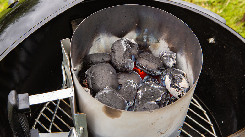 How much charcoal to use