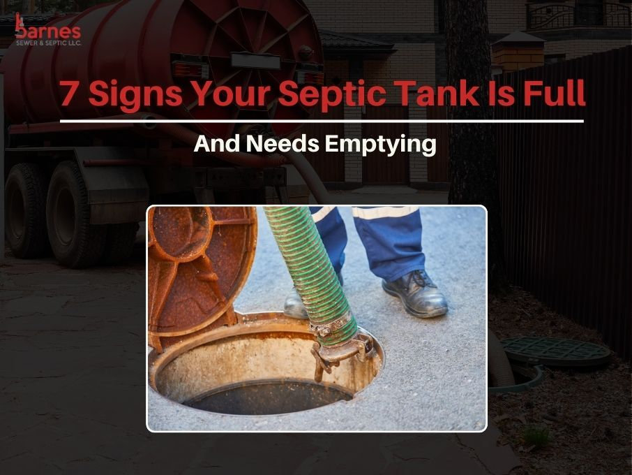 How to know if septic tank is full