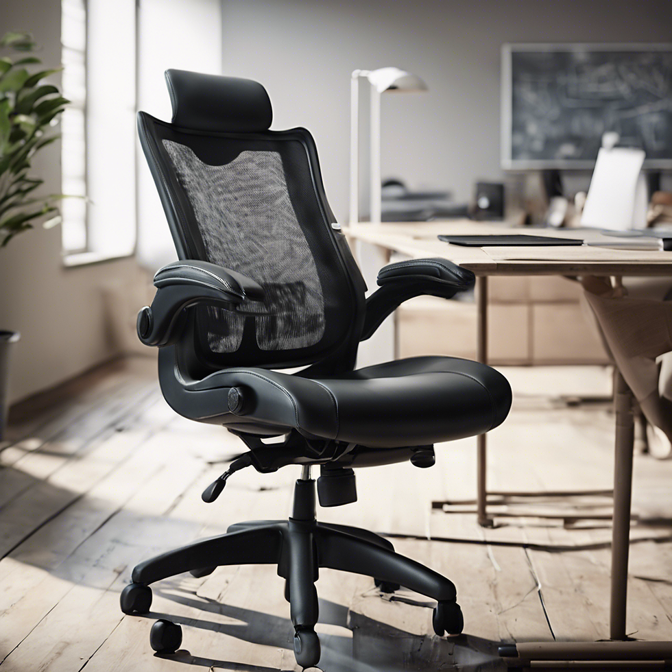 How to fix sinking office chair turning it upside down