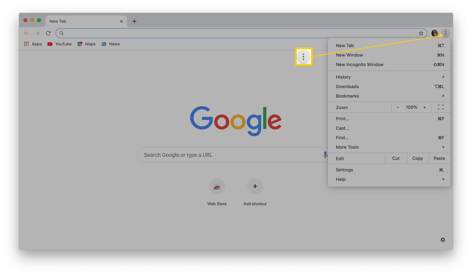 How to set google as default search engine