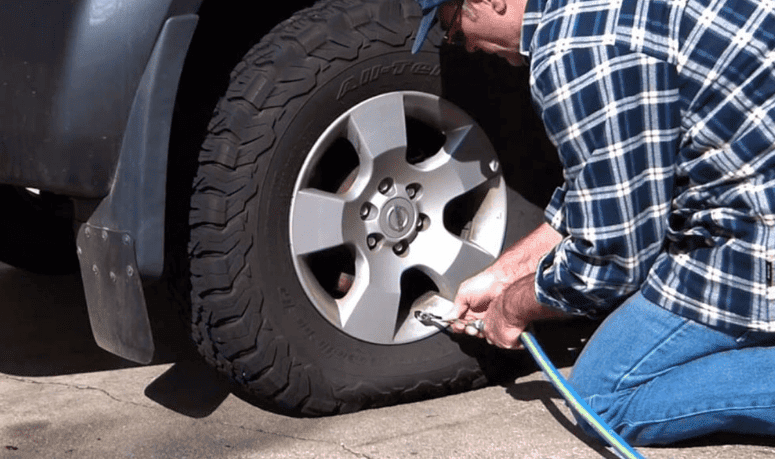 How to put air in tires