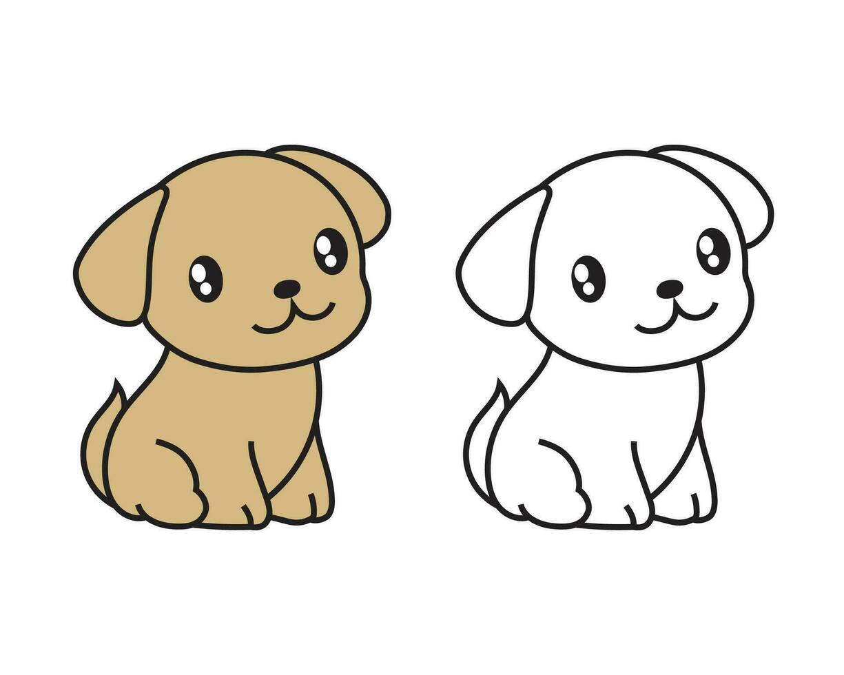 How to draw a puppy