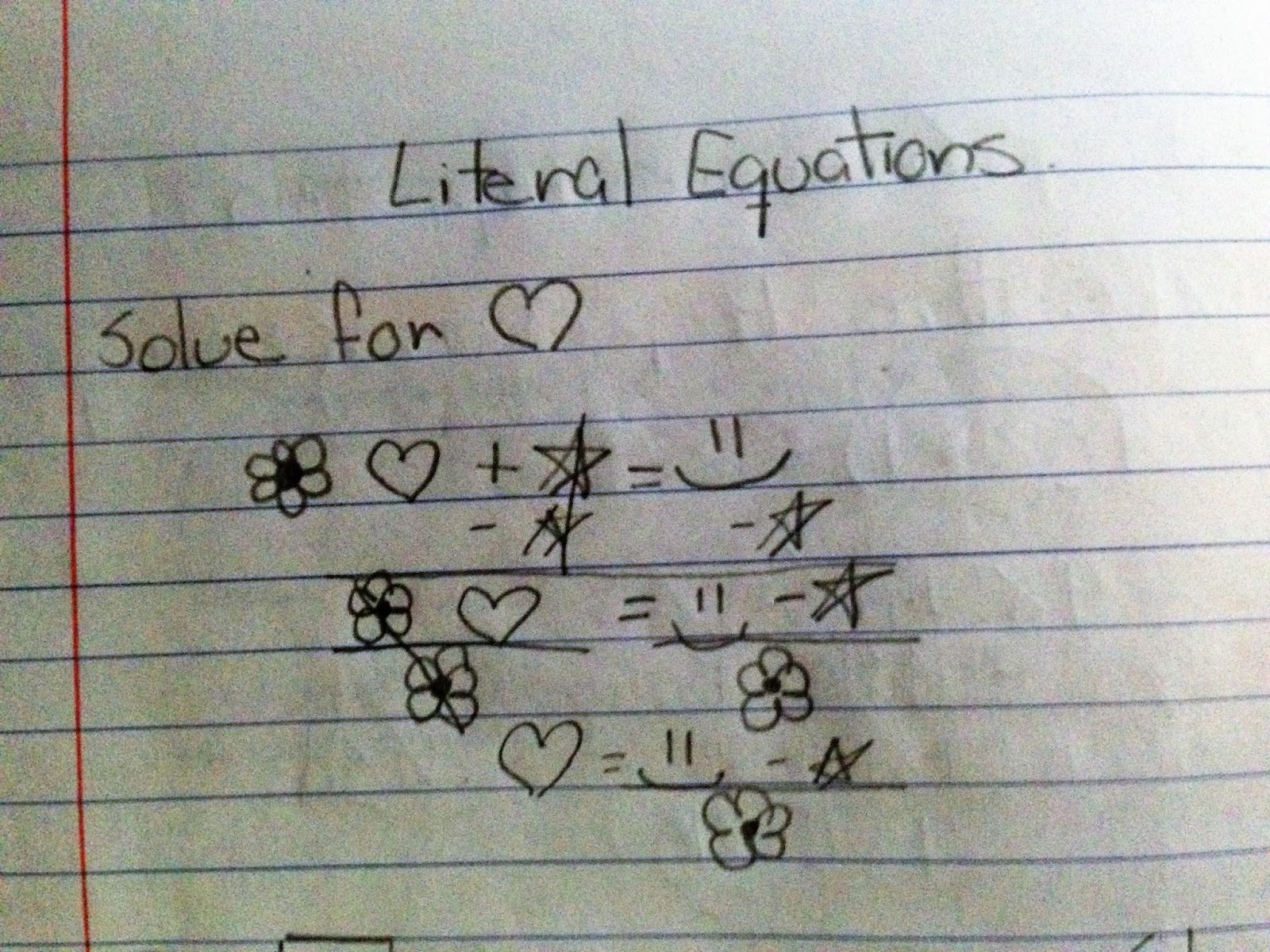 How to do literal equations