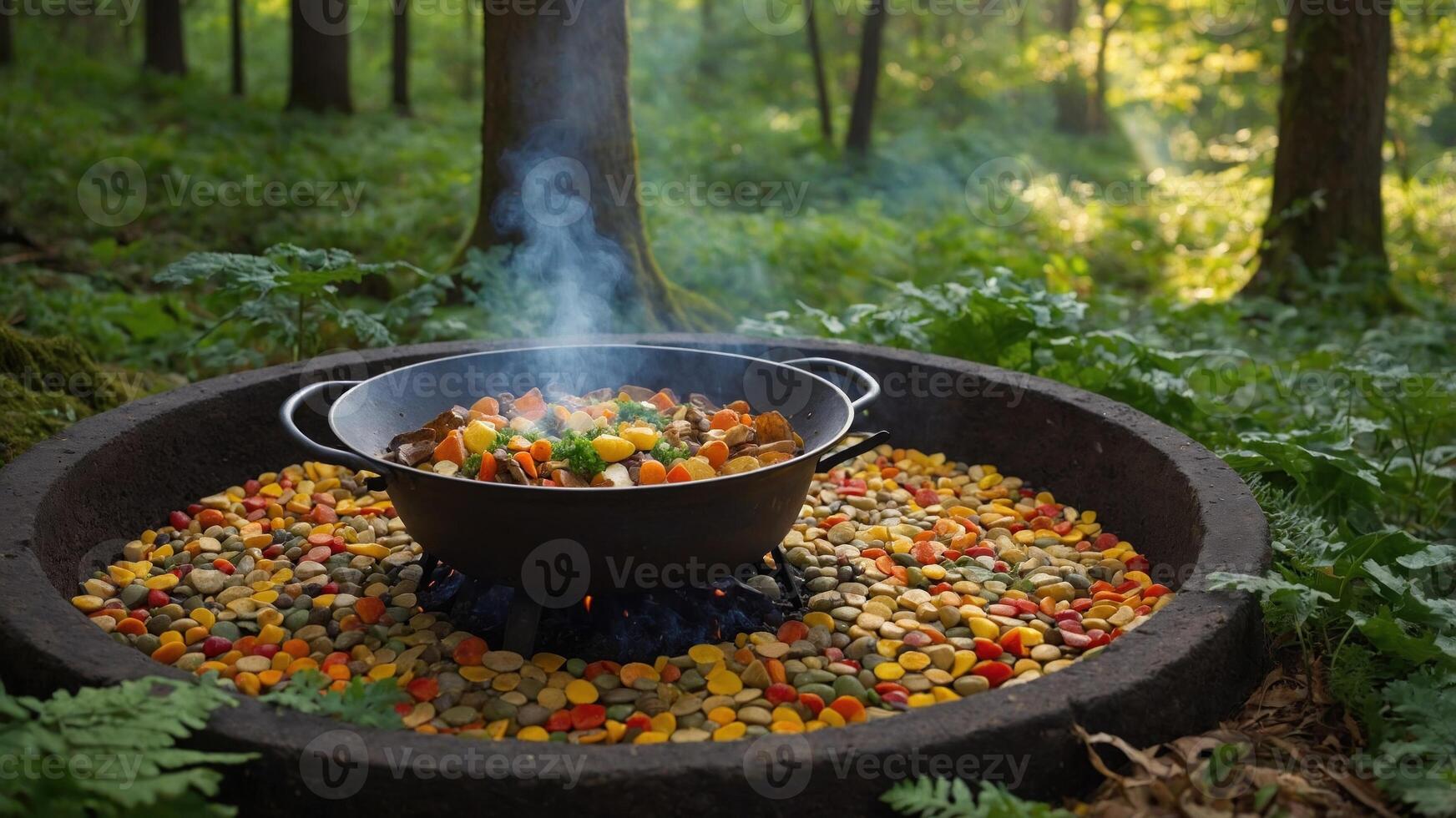 How to use a cooking stone