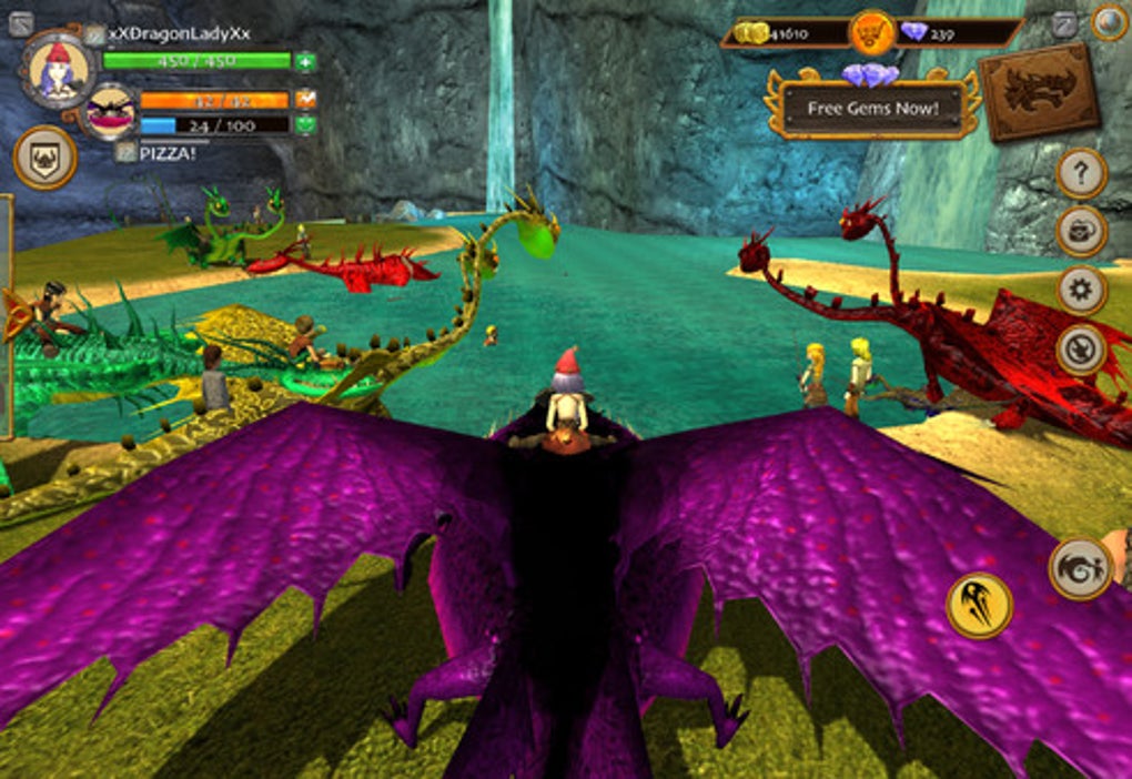 How to train your dragon game