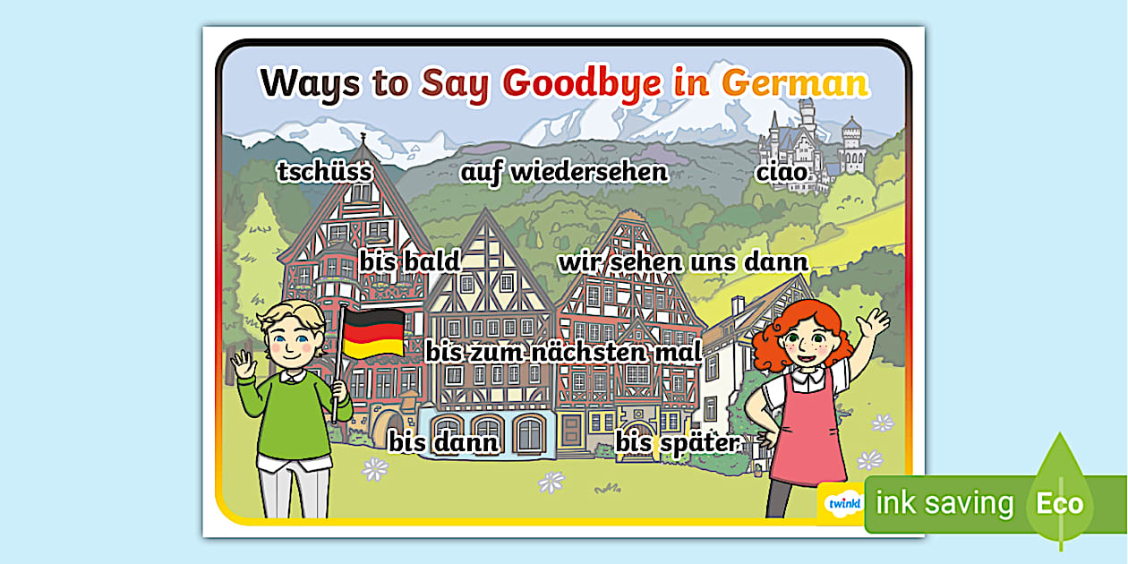 How to say goodbye in german