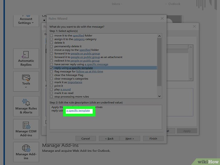 How to set up out of office in outlook