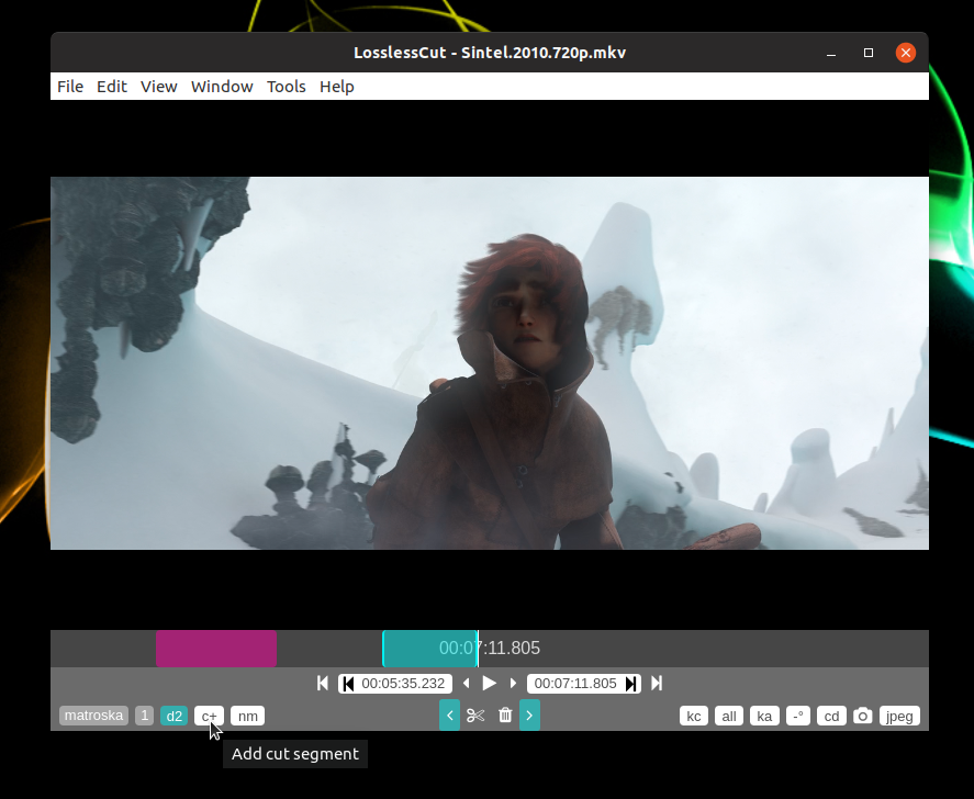 How to uuse lossless cut